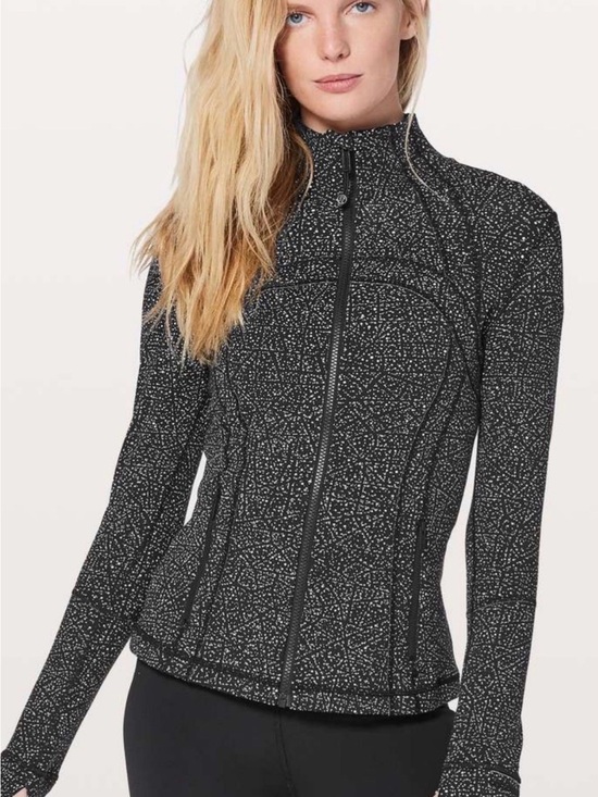 lululemon athletica Jackets & Blazers - lululemon athletica Black Speckle Full-Zip Utility Jacket - Women